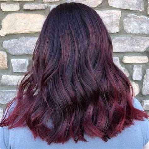 red purple balayage|purple balayage ideas.